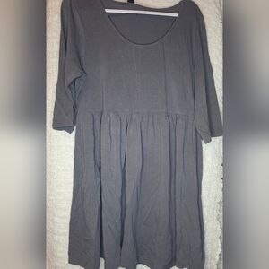 Garnet Hill Charcoal Dress